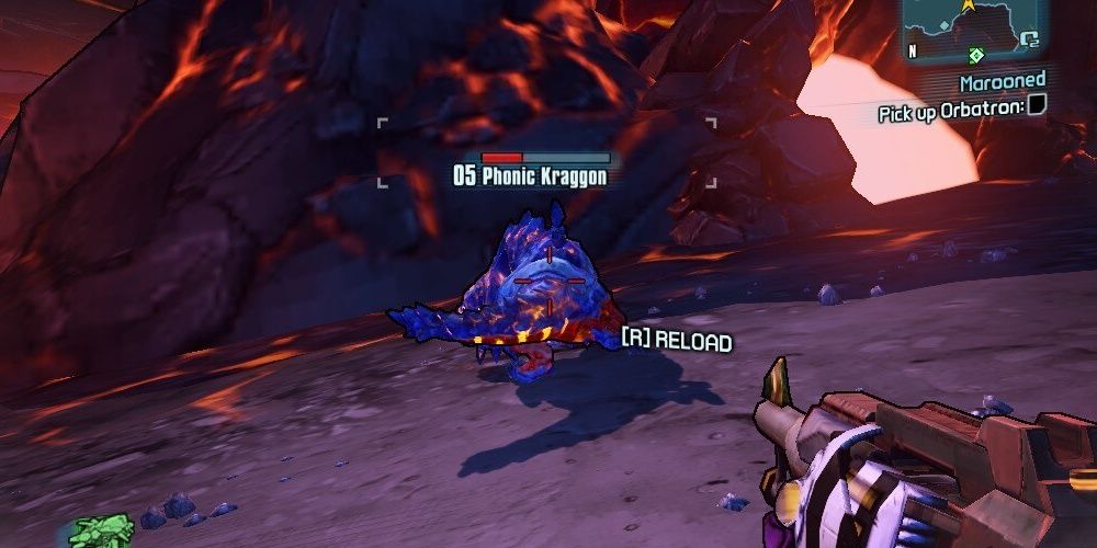 Phonic Kraggon enemy found in Borderlands: The Pre-Sequel which resembles Sonic the Hedgehog.