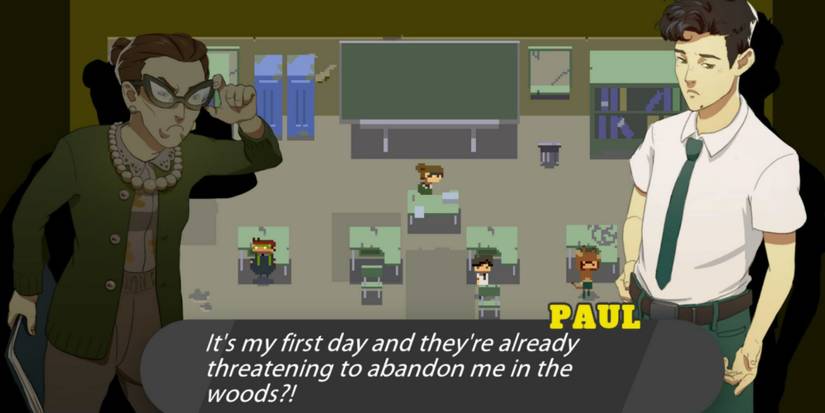 talking to a teacher in kraken academy