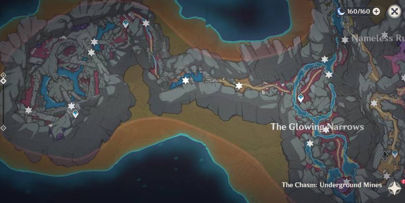 the glowing narrows in Genshin impact