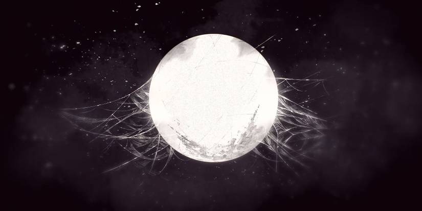 The Traveler as it's depicted in a black and white cinematic for the Vow of the Disciple raid in Destiny 2.