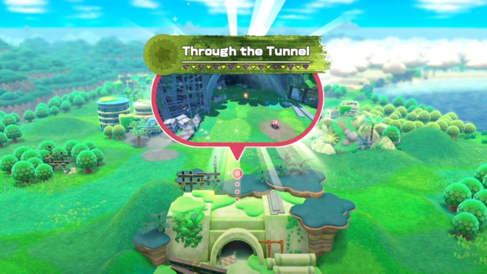 through the tunnel kirby forgotten land stage