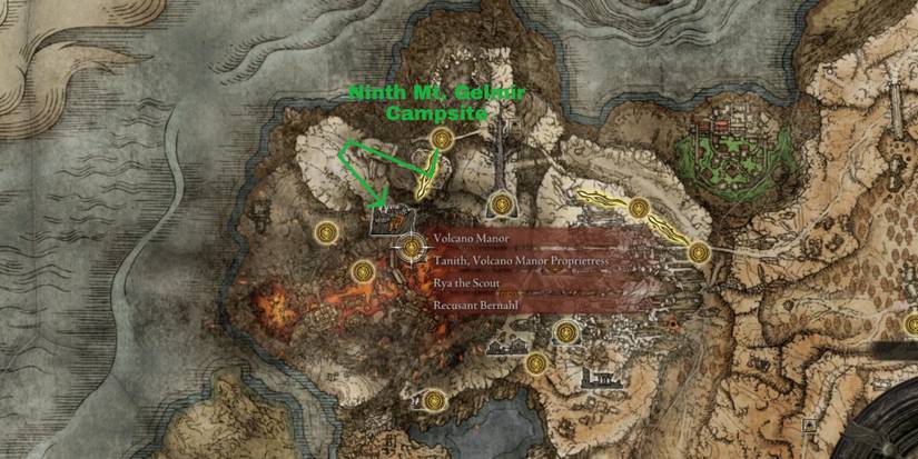 volcano manor location in Elden ring