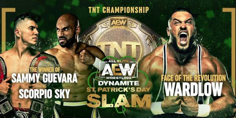 AEW St. Patrick TNT Championship match card