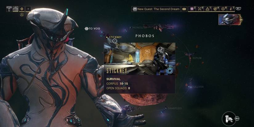 The Stickney mission on the planet Phobos on Warframe.