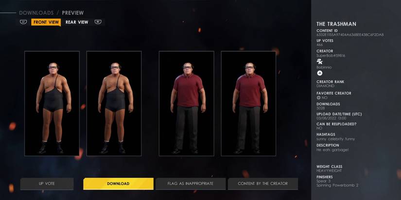 wwe-2k22-best-custom-superstars-based-on-celebrities-danny-devito-trashman