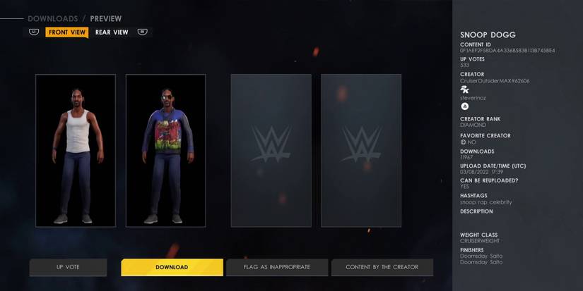 wwe-2k22-best-custom-superstars-based-on-celebrities-snoop-dogg