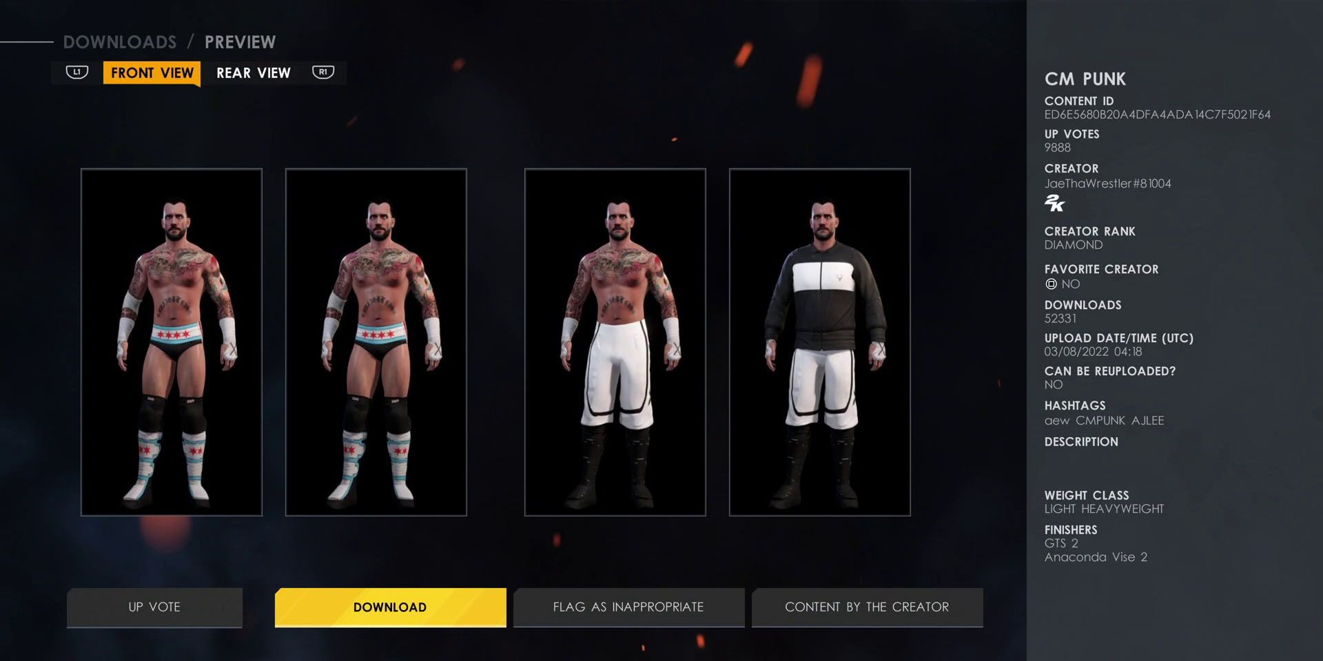 wwe-2k22-best-custom-superstars-based-on-former-wwe-wrestlers-cm-punk