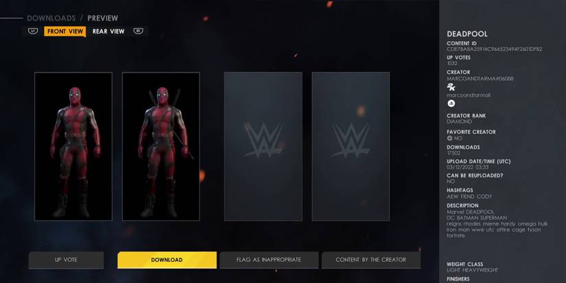 wwe-2k22-best-custom-superstars-based-on-superheroes-and-villains-deadpool
