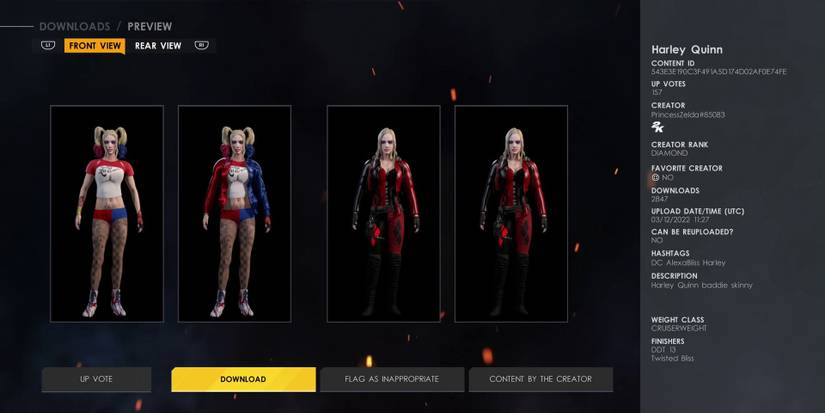 wwe-2k22-best-custom-superstars-based-on-superheroes-and-villains-harley-quinn