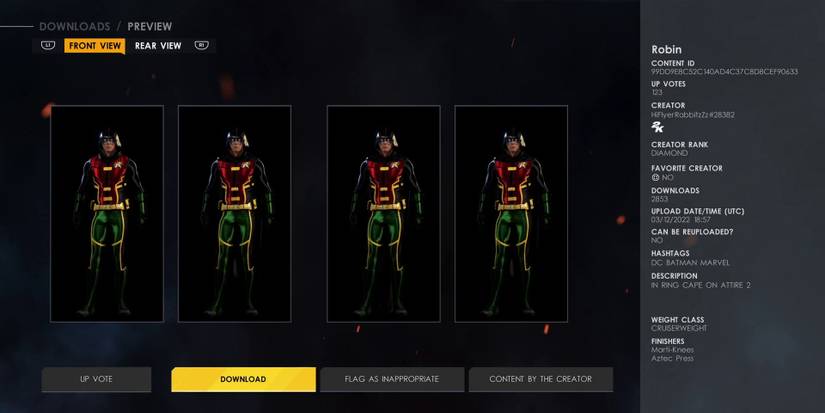 wwe-2k22-best-custom-superstars-based-on-superheroes-and-villains-robin