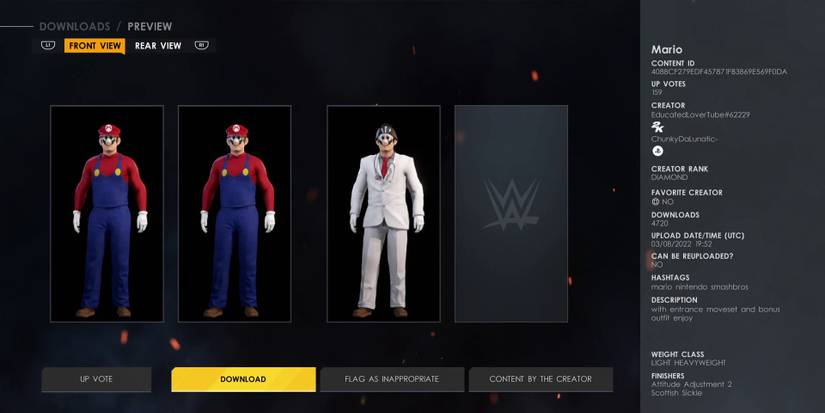 wwe-2k22-best-custom-superstars-based-on-video-game-characters-mario