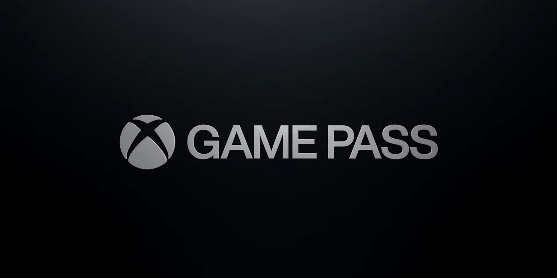 xbox game pass black background white logo