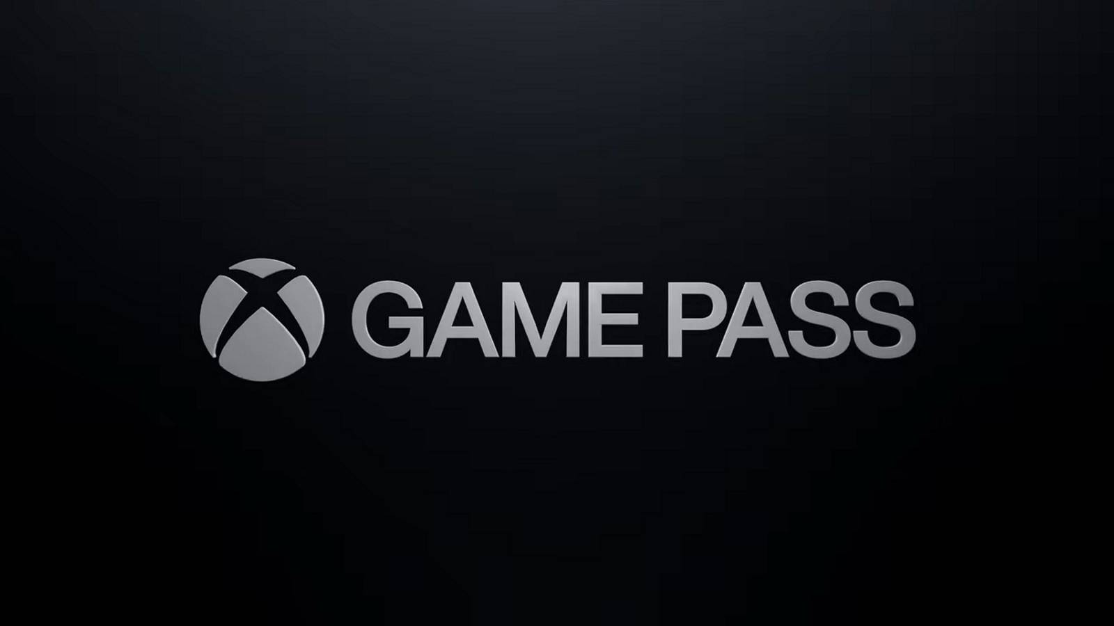 xbox game pass black background white logo