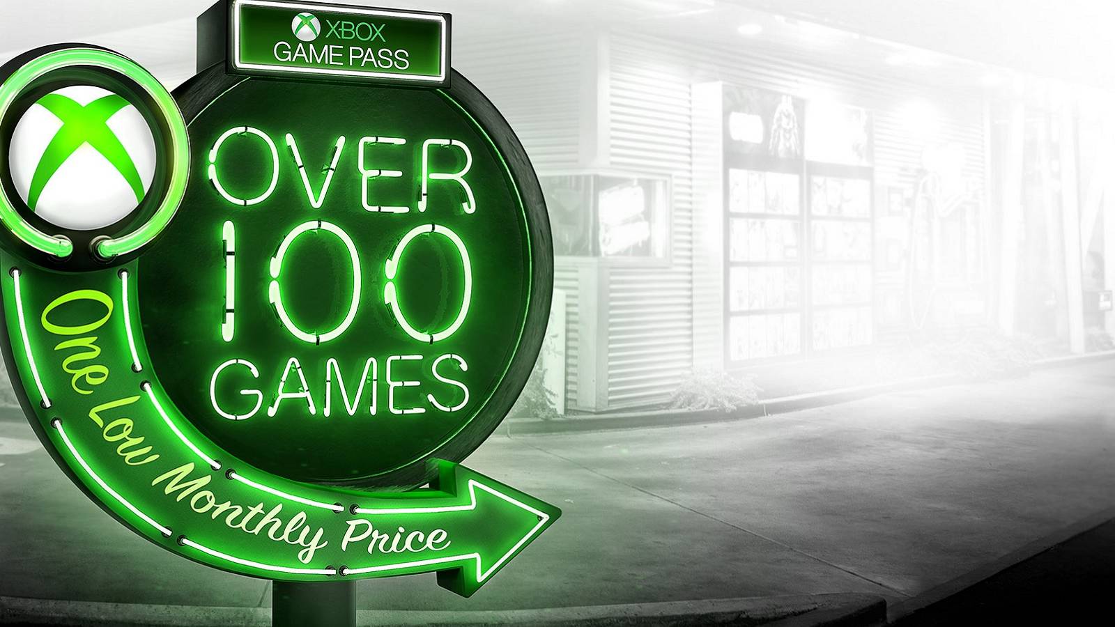xbox game pass green sign