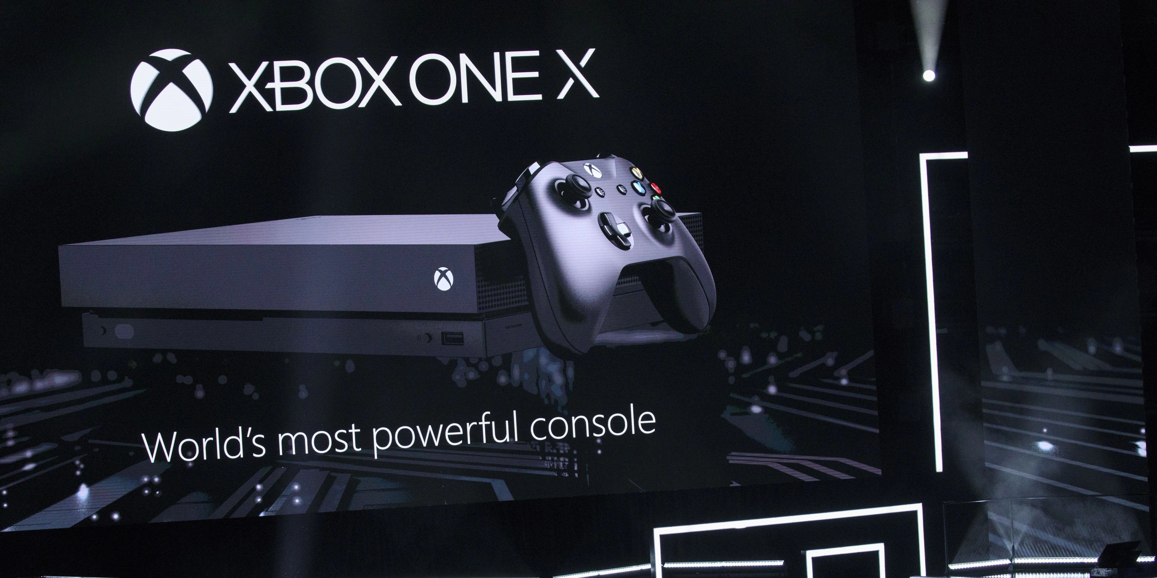 xbox one x reveal Cropped