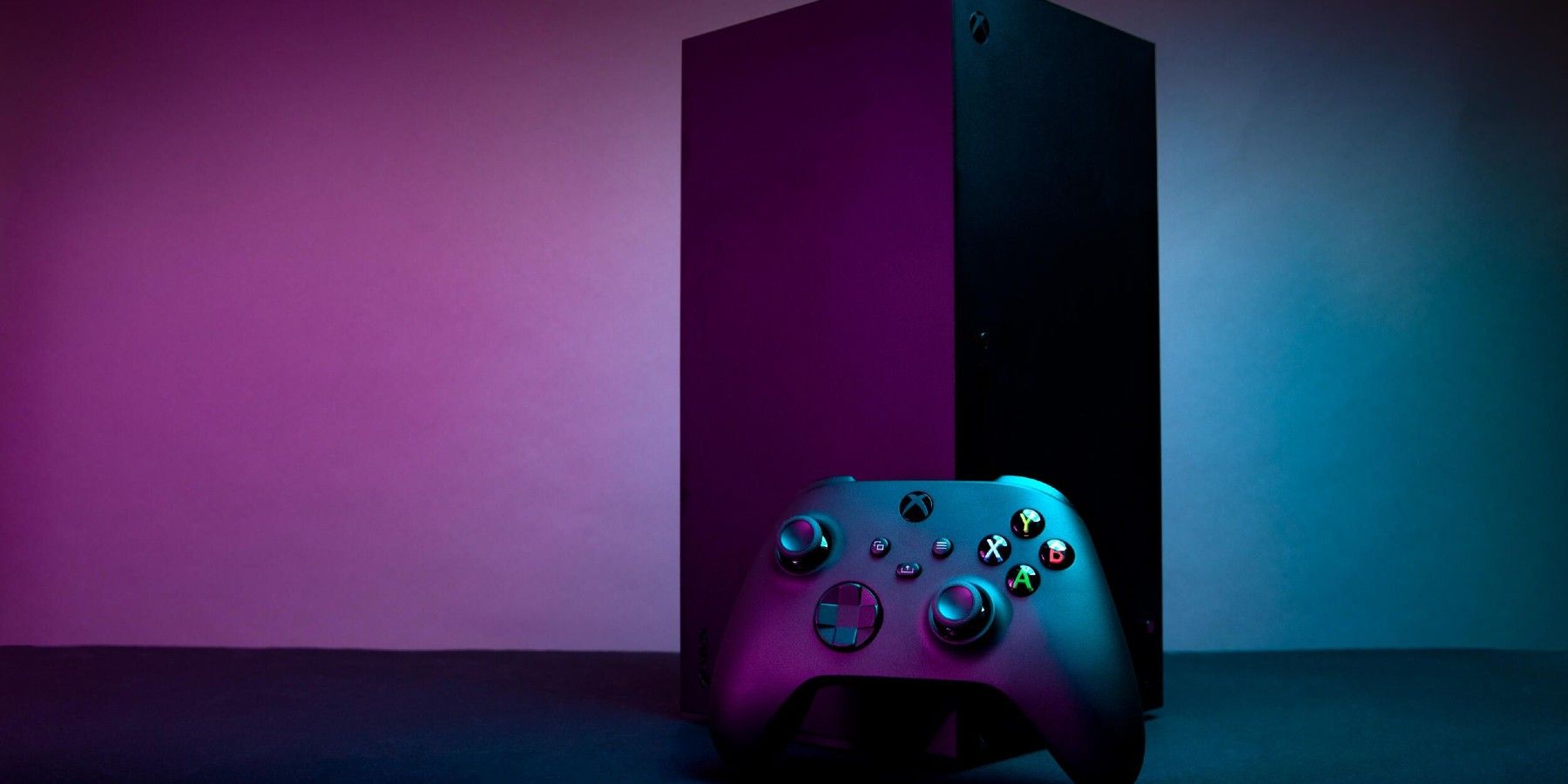 xbox series x console controller dark background