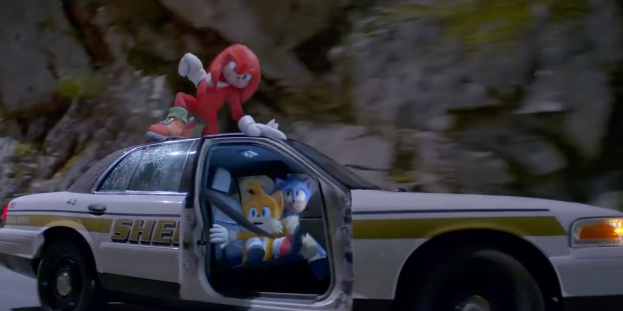A scene featuring characters in Sonic the Hedgehog 2