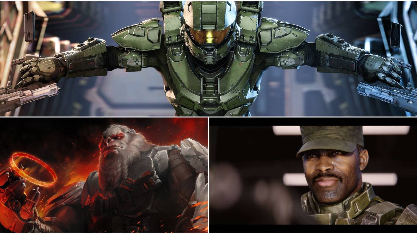 three halo main characters featured