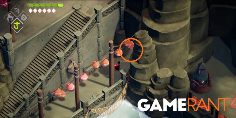 Death's Door secret passage to the Captian's Log