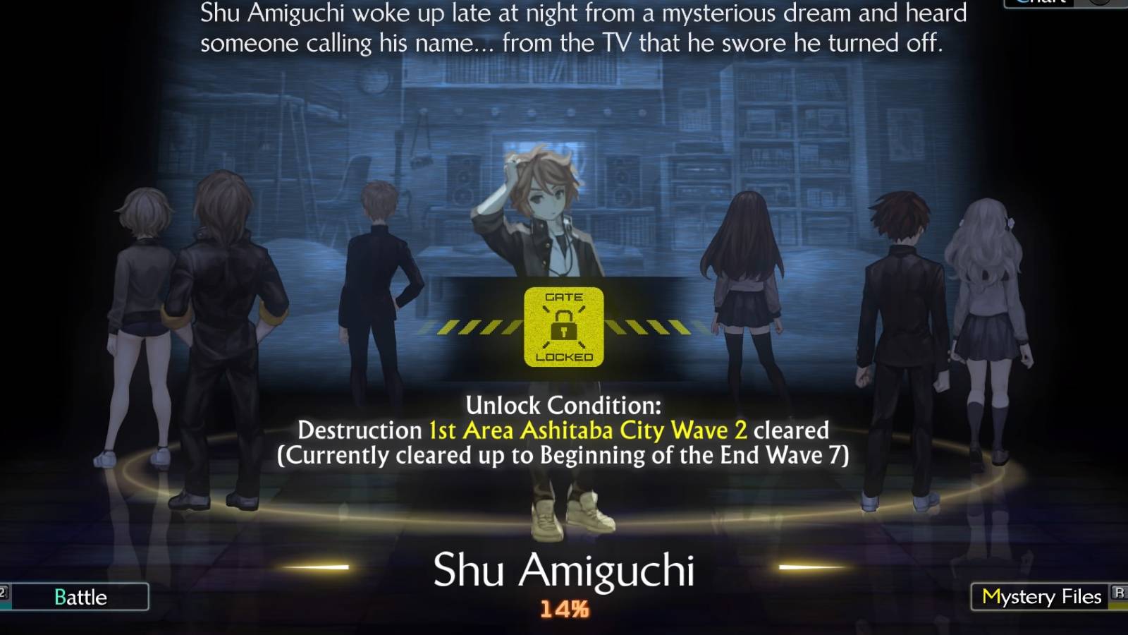 13 Sentinels Aegis Rim Shu Amiguchi Unlock