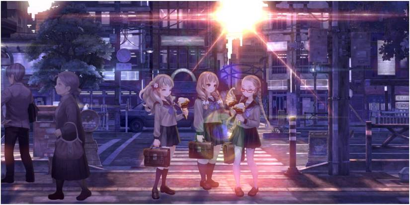 Kyuoto and friends after school