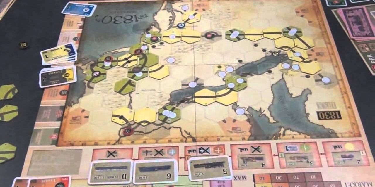 1830 Railways and Robber Barons Board Game