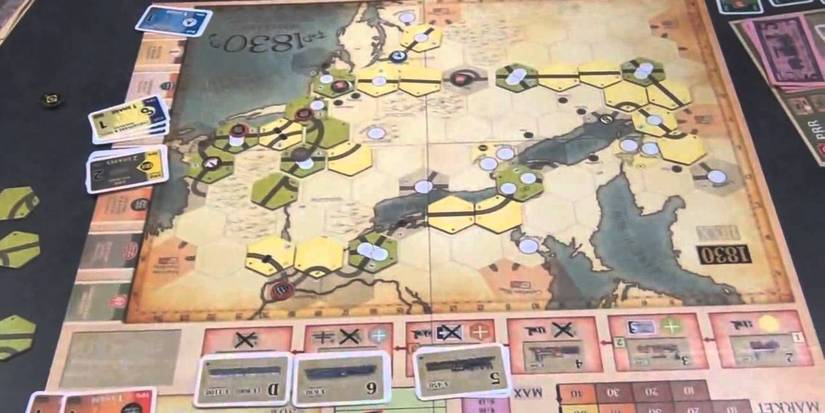1830 Railways and Robber Barons Board Game