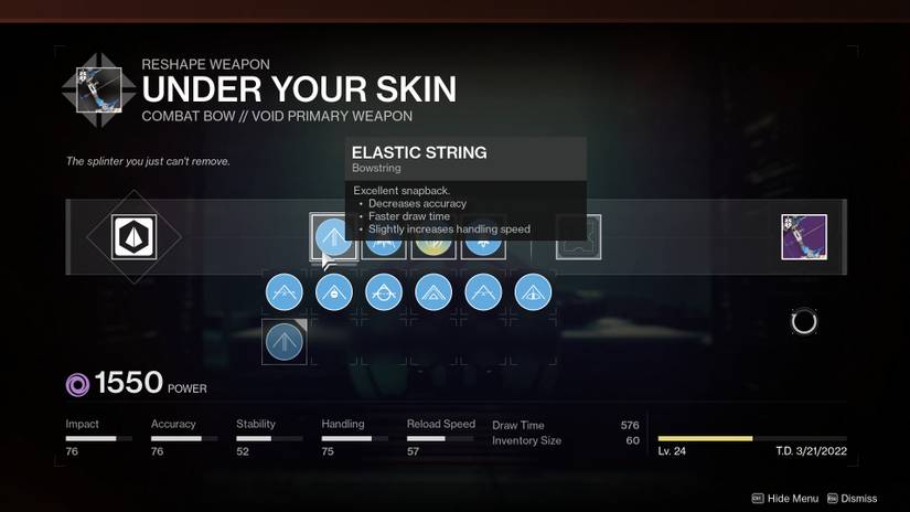 destiny 2 guide what the god roll for under your skin bow is season of the risen weapon how to unlock pattern best perks all activities pve pvp