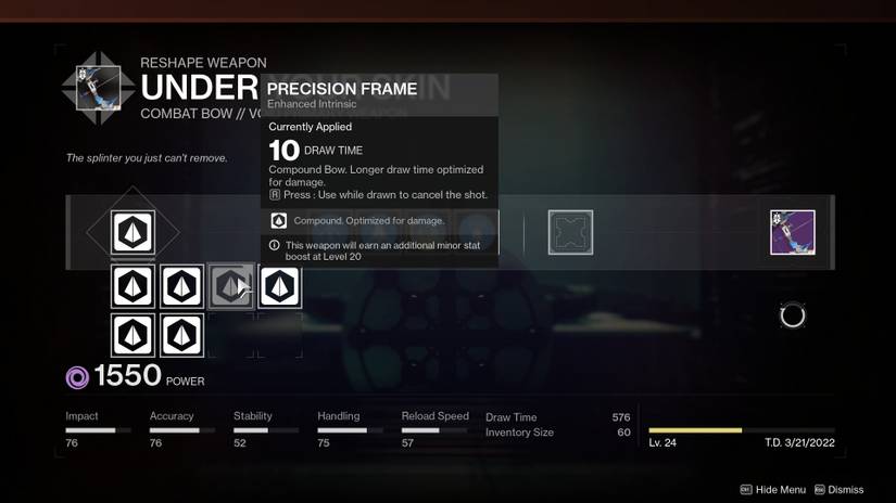 destiny 2 guide what the god roll for under your skin bow is season of the risen weapon how to unlock pattern best perks all activities pve pvp