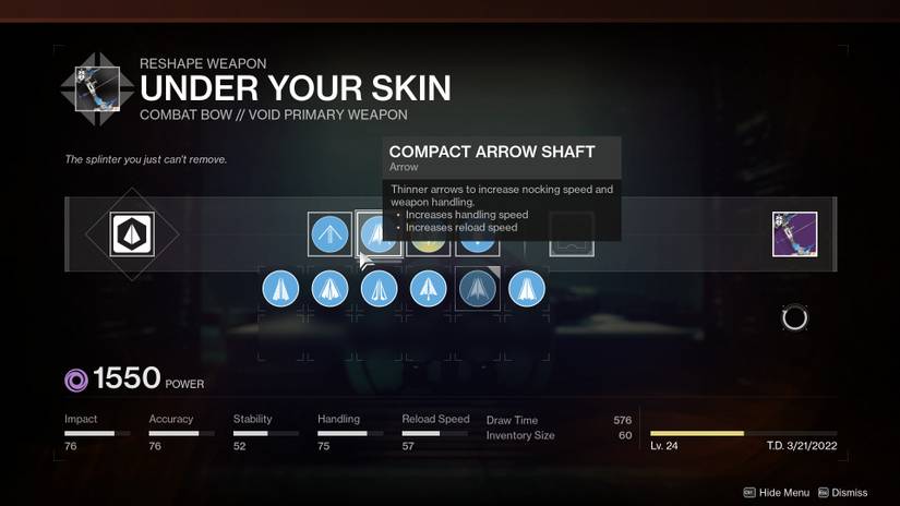 destiny 2 guide what the god roll for under your skin bow is season of the risen weapon how to unlock pattern best perks all activities pve pvp