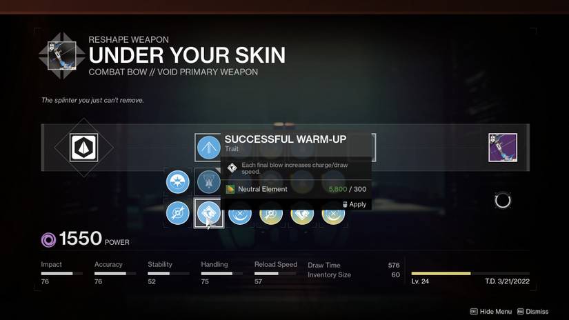 destiny 2 guide what the god roll for under your skin bow is season of the risen weapon how to unlock pattern best perks all activities pve pvp