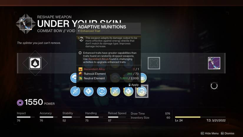 destiny 2 guide what the god roll for under your skin bow is season of the risen weapon how to unlock pattern best perks all activities pve pvp