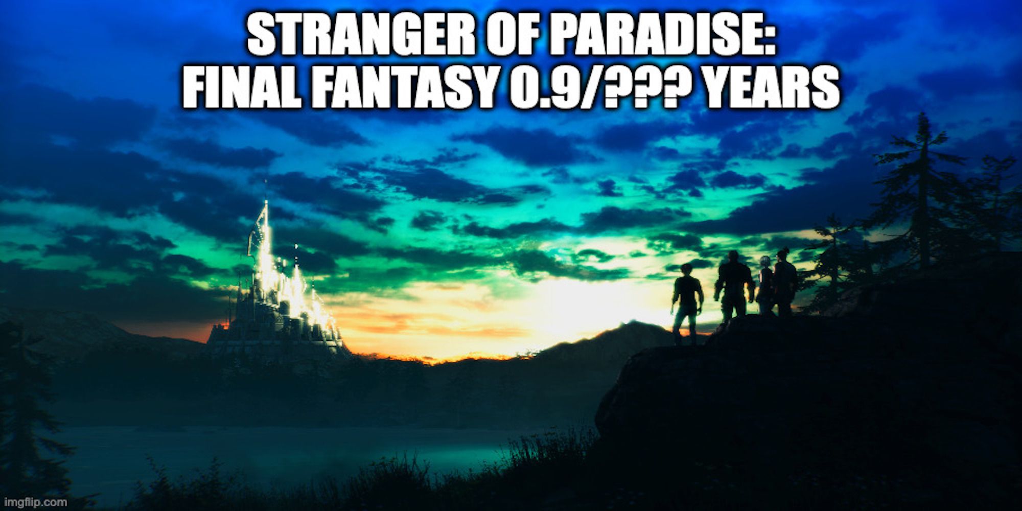 A title meme of Stranger of Paradise Final Fantasy Origin