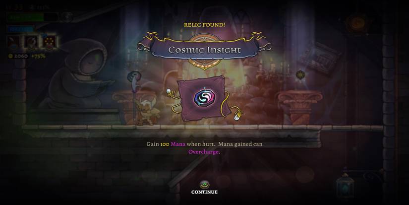 The Cosmic Insight relic in Rogue Legacy 2