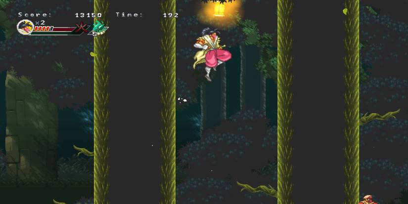 Exploring a level in Ganryu 2 Hakuma Kojiro