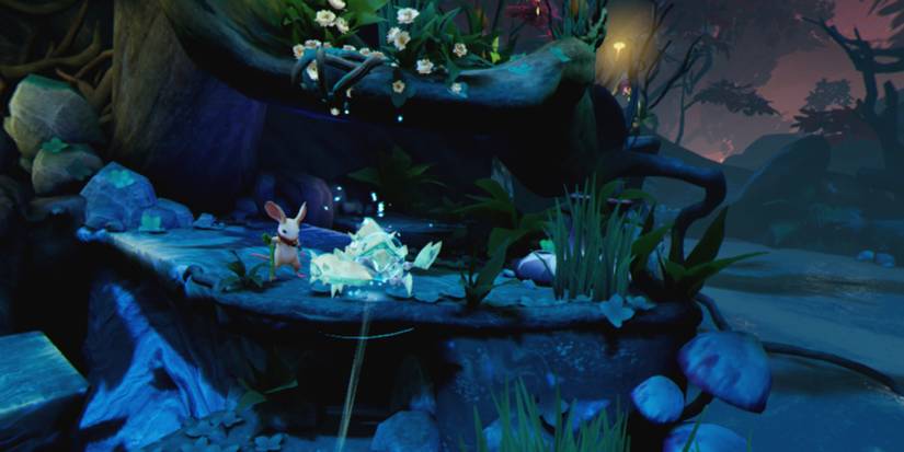 Fighting enemies in Moss Book 2