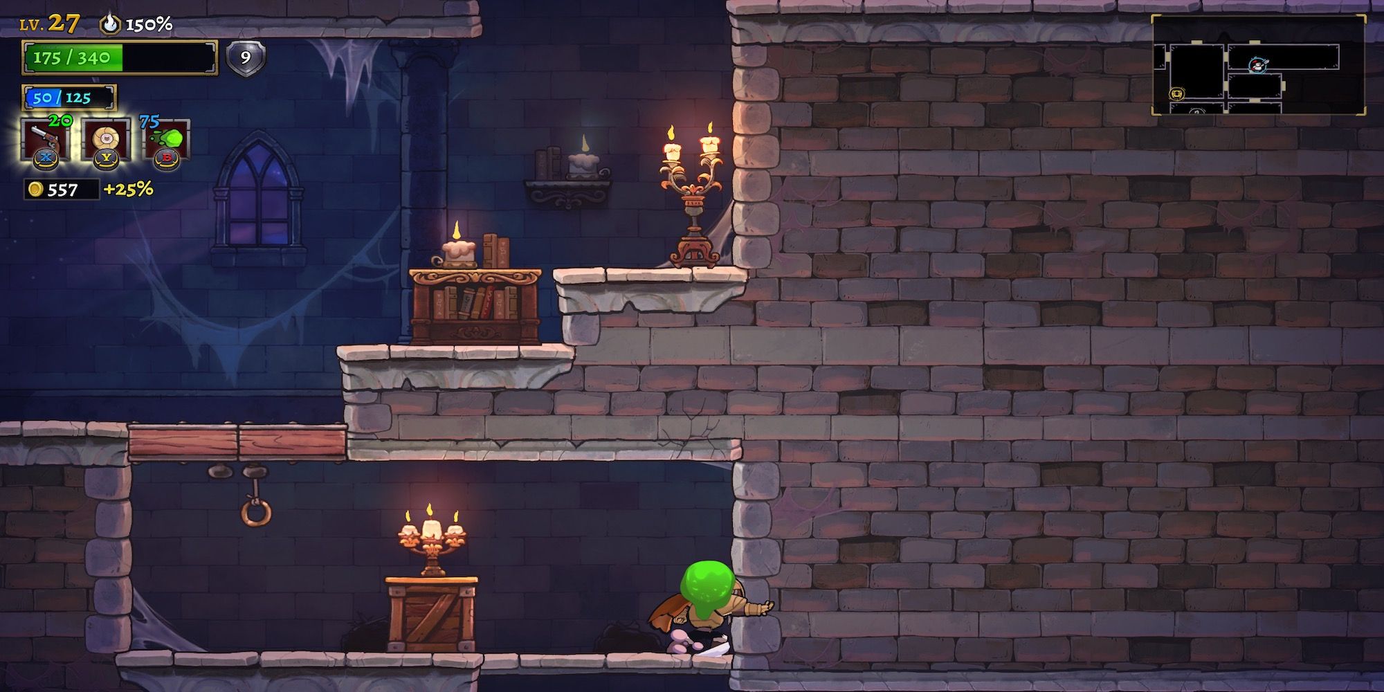 Exploring the world in Rogue Legacy 2