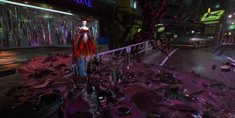 A Ghostwire Tokyo meme involving Parasite Eve