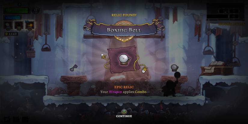 The Boxing Bell relic  in Rogue Legacy 2