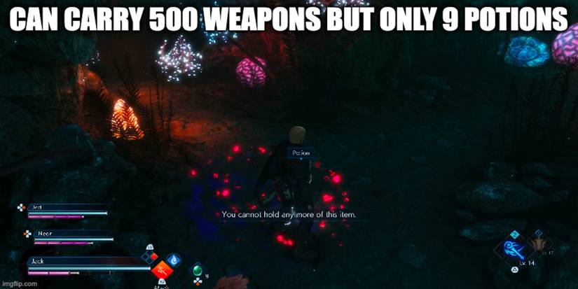 An item meme of Stranger of Paradise Final Fantasy Origin