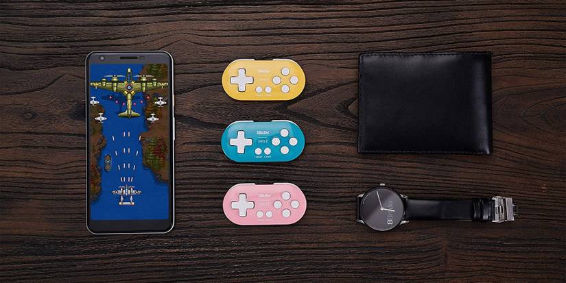 8Bitdo Zero 2 Bluetooth Gamepad Keychain Sized Mini Controller for Switch