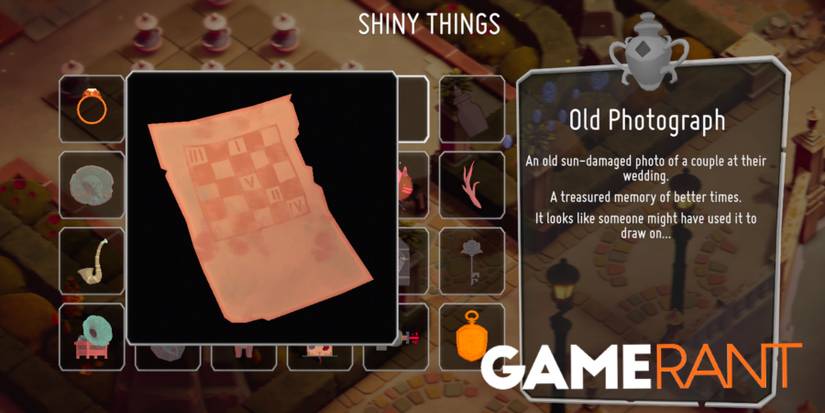 Death's Door the back of the Old Photograph to solve the Garden of Love puzzle