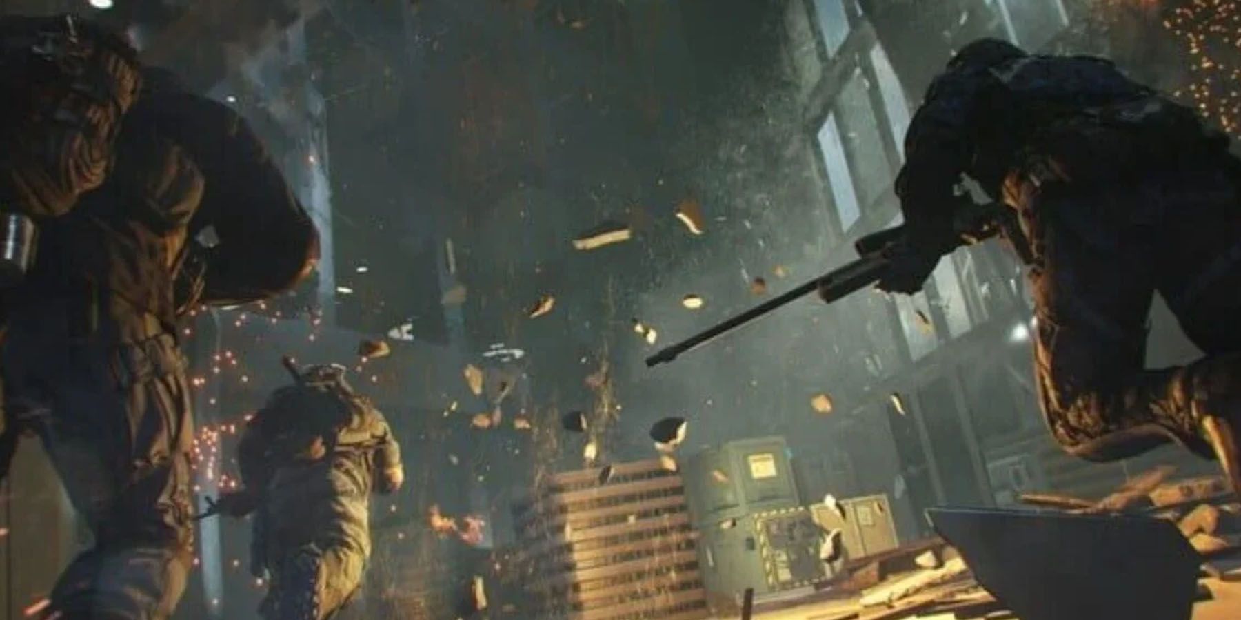 A Crossfire X team rushing to cover