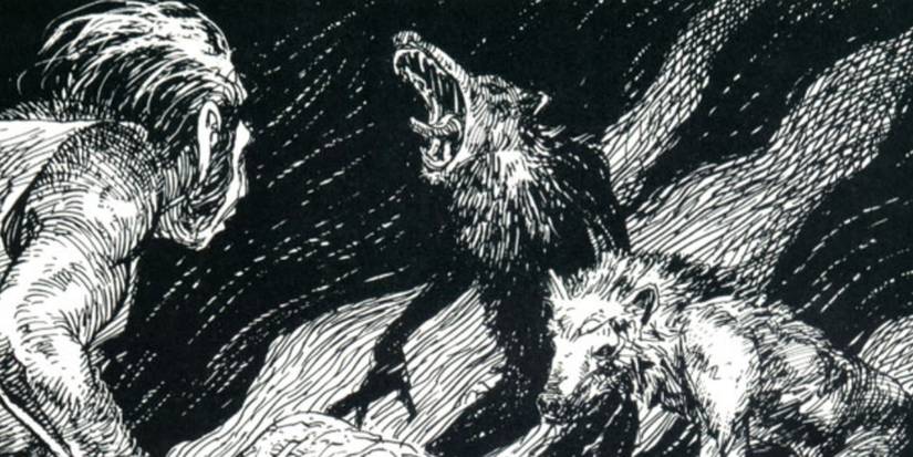 A Sabbat pack attacking someone