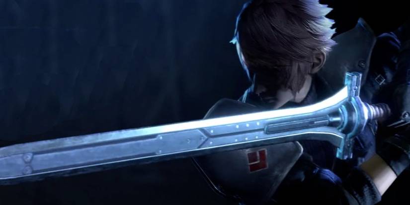 A Warrior posing with a sword