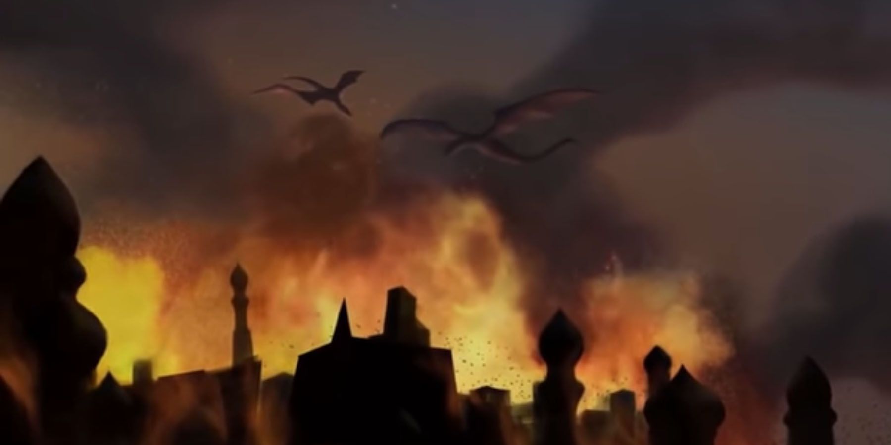 Game of Thrones A city burning