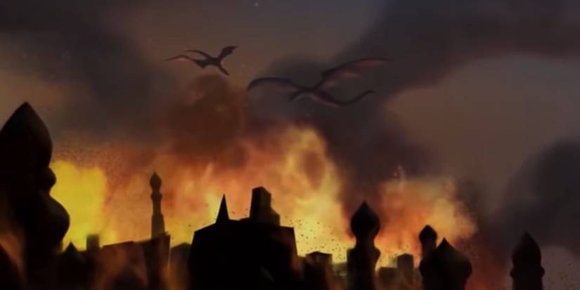 Game of Thrones A city burning