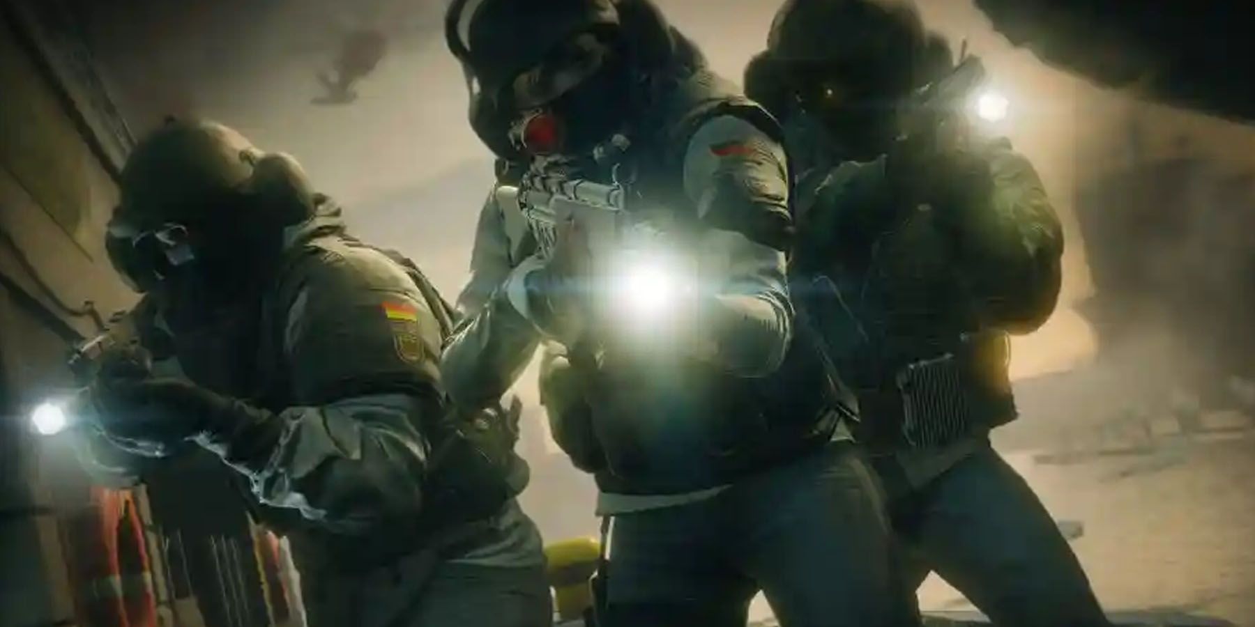 Rainbow Six Siege A group of players aiming their guns