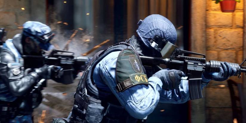 A team shooting in Crossfire X