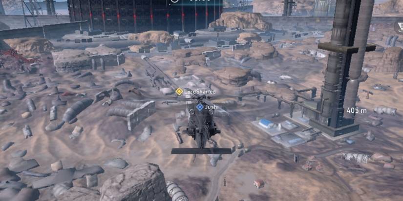 A view of the battlefield